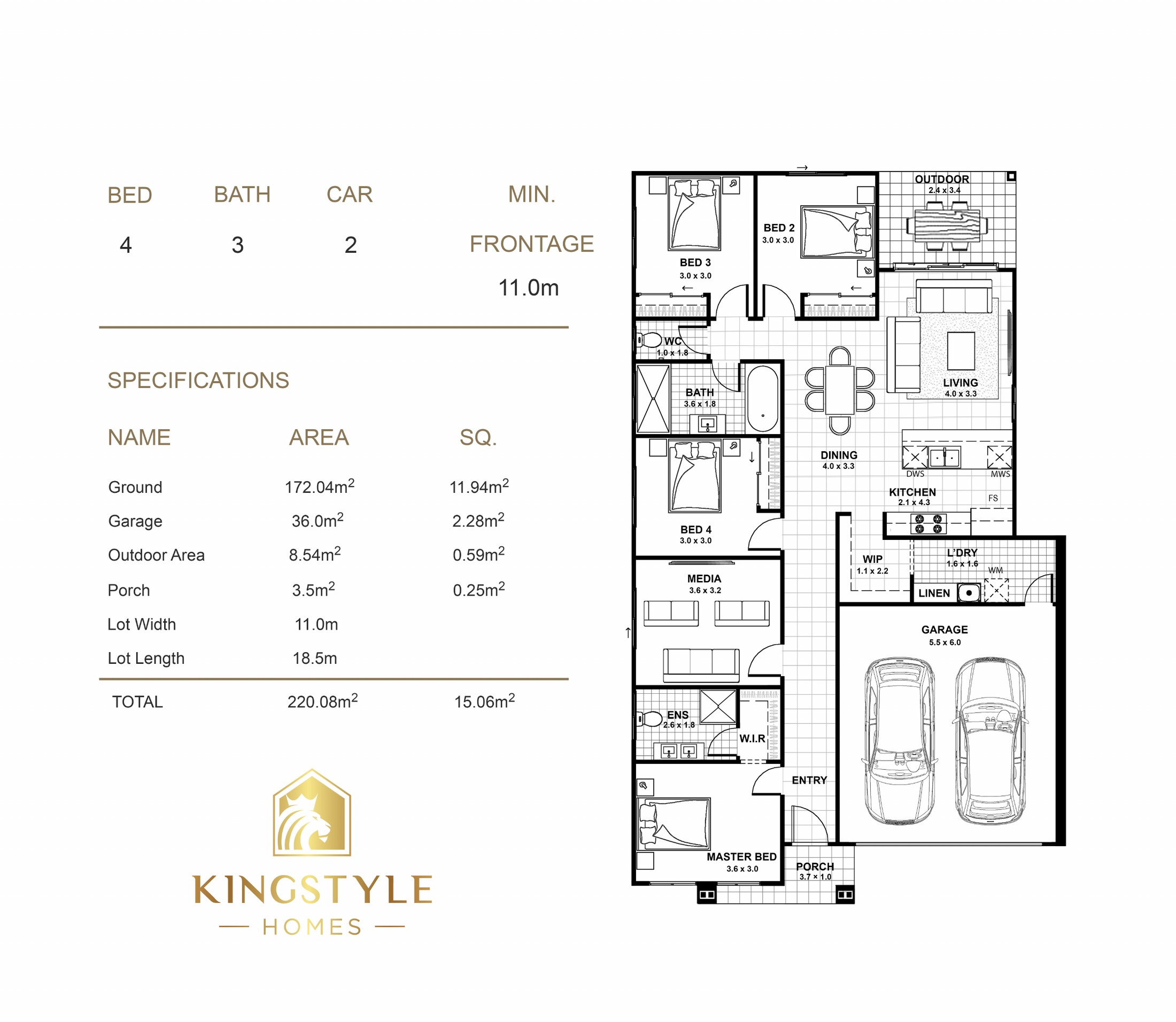 Vista 15 floor plan